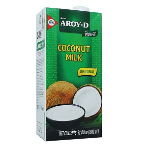 Кокосовое молоко AROY-D 60% 1л Tetra Pak