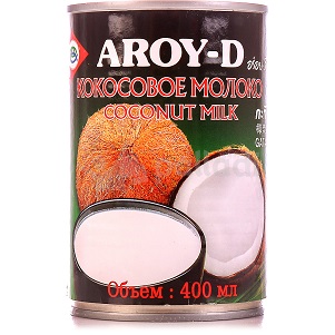 Кокосовое молоко AROY-D 60% 400мл ж/б