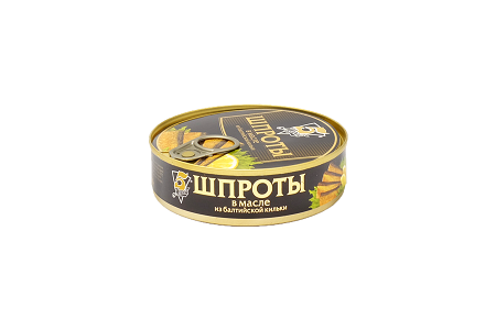 Шпроты в масле 160г ключ 5 Морей
