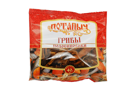 Грибы Потапычъ сушёные Подосиновики 40г