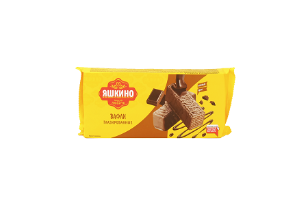 Вафли Яшкино в шок. глазури 200г