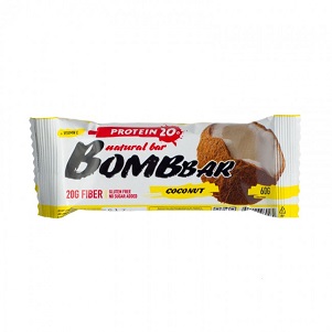Батончик BombBar протеин кокос 60г
