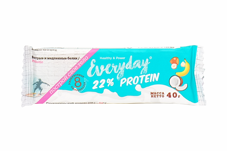 Батончик EVERYDAY Протеин 22% бан/кок/фунд 40г