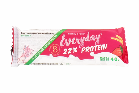 Батончик EVERYDAY Протеин 22% клубн/злаки 40г