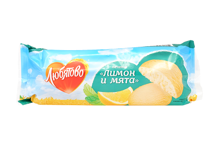 Печенье Любятово Лимон и Мята 250г
