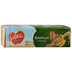 Хлебцы Любятово С отрубями 185г