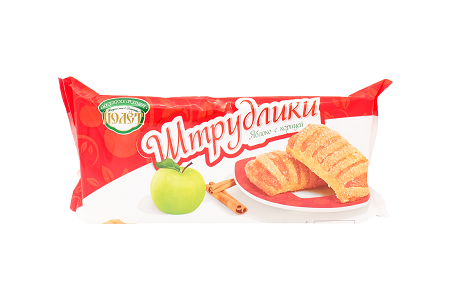 Печенье Штрудлики яблоко с корицей 200г Полёт