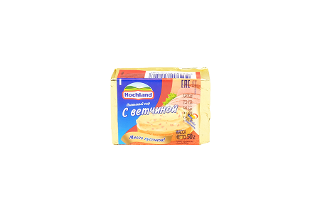 Сыр пл. Хохланд 35% 50г с ветчиной БЗМЖ
