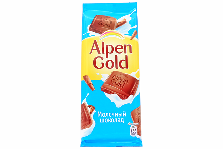 Шоколад Альпен Голд мол. 90г