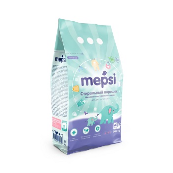 Порошок/с Mepsi д/дет. белья на основе нат. мыла 2,4кг