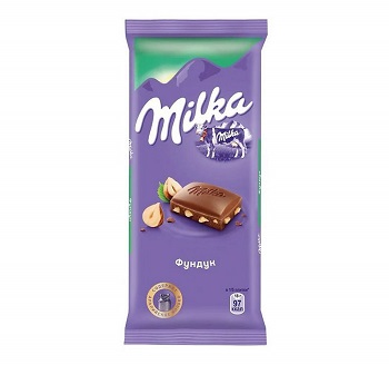 Шоколад Милка мол. фундук 90г
