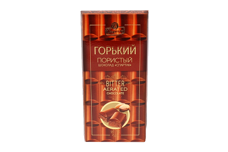 Шоколад Спартак Пористый горький 75г