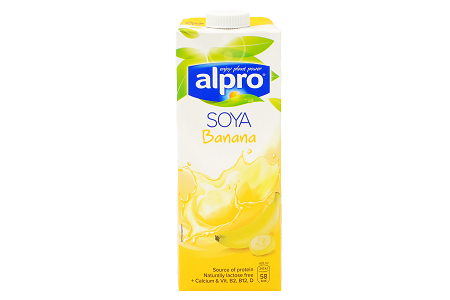 Напиток Alpro соево-банановый с Са и витаминами 1л