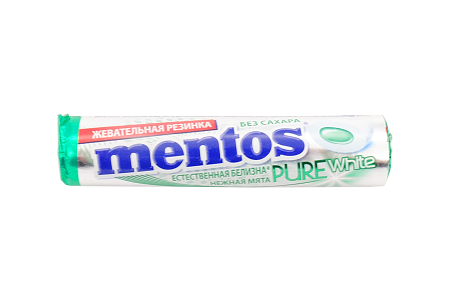 Резинка жев. Ментос Pure White нежная мята 15.5г