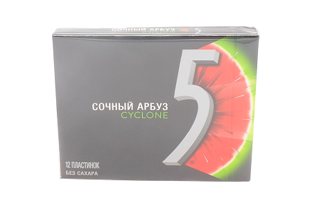 Резинка жев. Ригли-5  31,2г  сочный арбуз