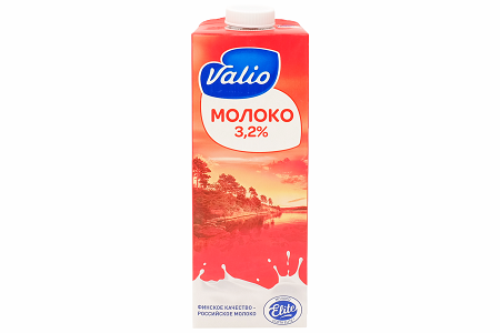 Молоко Валио UHT 3,2% 1кг БЗМЖ