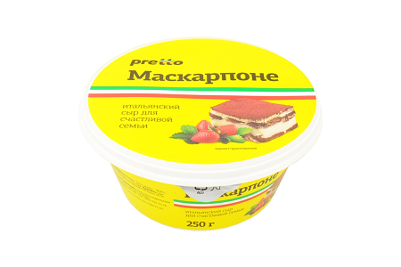 Сыр Маскарпоне 80% 250г  Pretto
