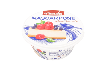 Сыр Маскарпоне 80% 250г VitaLat БЗМЖ