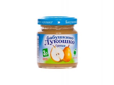 Пюре Б.Лукошко груша 100г