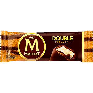 Мороженое Магнат DOUBLE карамель 74г БЗМЖ