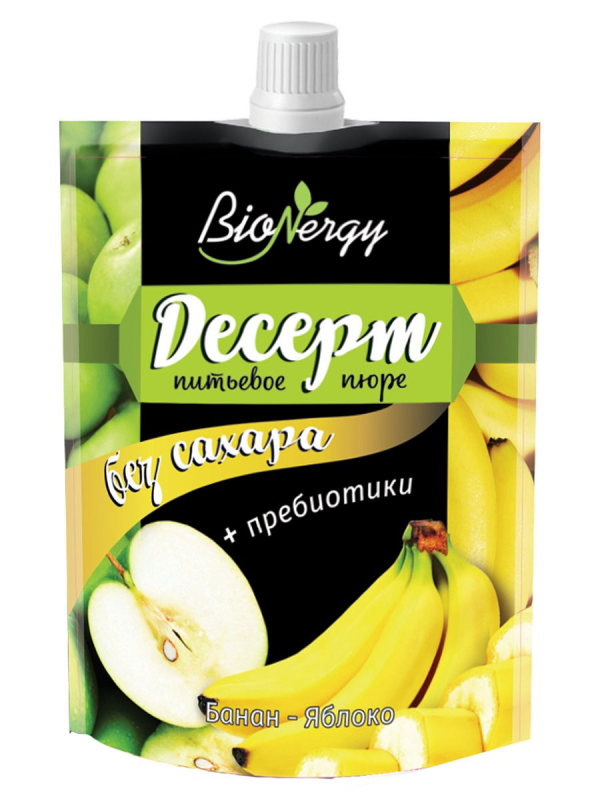 Десерт Bio Nergy ябл./банан 100г