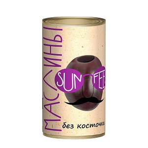 Маслины SUNFEEL б/к 300мл ж/б