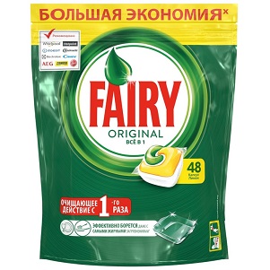 Средство Fairy в капсулах для п/м 48шт лимон