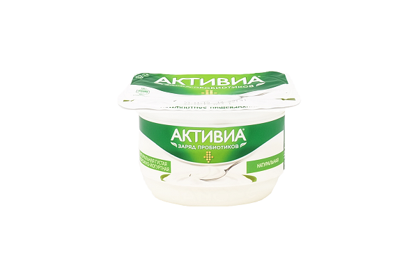 Твор.-йог. биопр-т Активиа 4,5% 130г натур. БЗМЖ