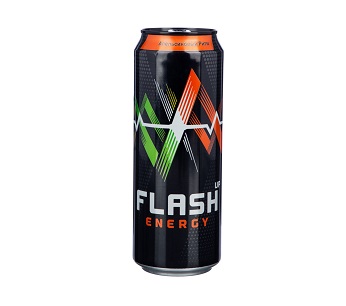 Напиток Flash Up Energy Апельсиновый Ритм б/а  0,45л ж/б