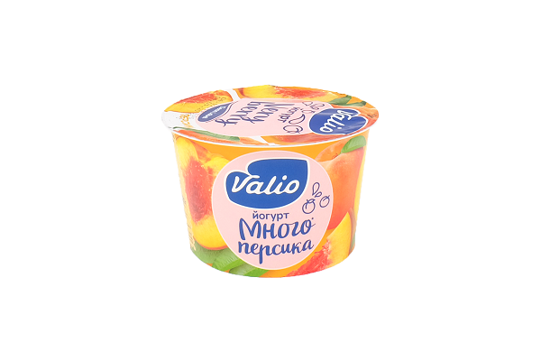 Йогурт Валио персик  2,6% 180г БЗМЖ
