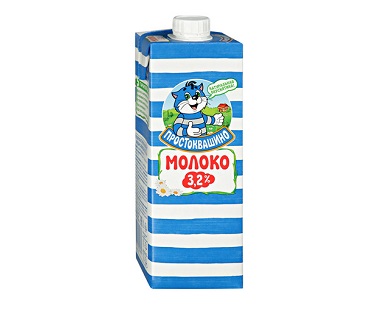 Молоко Простоквашино ультр. 3,2% 950мл БЗМЖ
