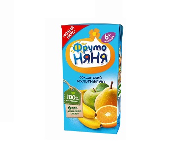 Сок Фр.Няня мультифрукт 0,2л