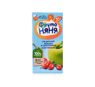 Сок Фр.Няня яблоко/шиповник 0,2л