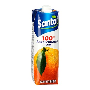 Сок Сантал апельсин   1л