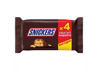 Батончик Сникерс 4*40г
