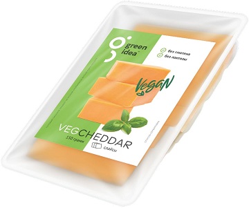 Продукт веганский Green Idea со вкусом сыра Чеддар 150г