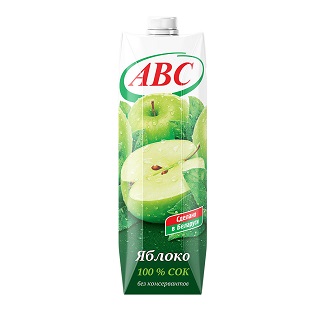 Сок ABC Яблочный осв. 1л