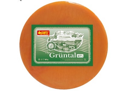 Сыр Gruntal 45% Сут Булак БЗМЖ