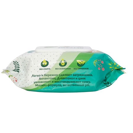 Салфетки/вл Свежая нота детские 120шт